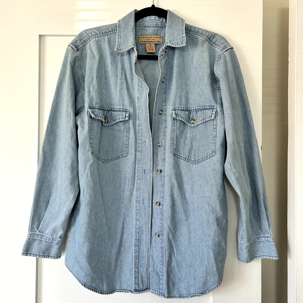 Cambridge Clothing Co. Denim button down classic shirt